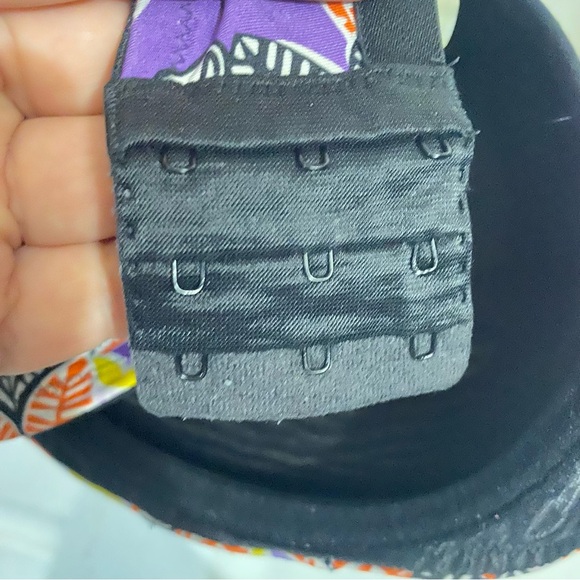 CACIQUE Colorful Paisley Floral Adjustable Strap Balconette Bra 40DD - Picture 7 of 8